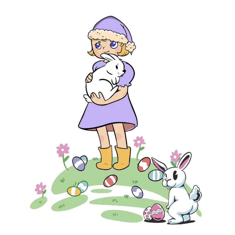 Easter Easter Bunny Kids Rabbit Easter Eggs Eggs