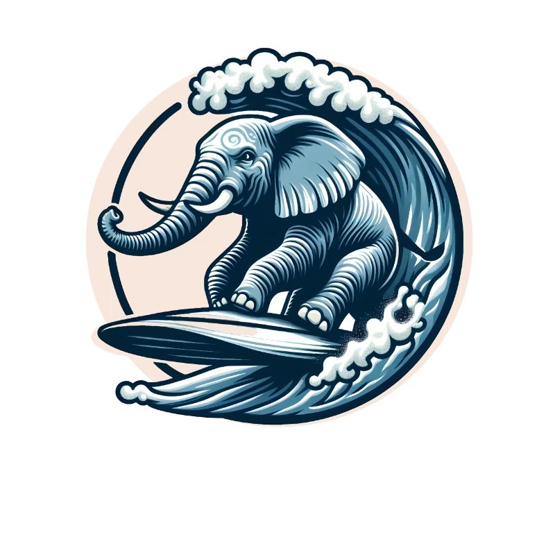 Surfender Elefant