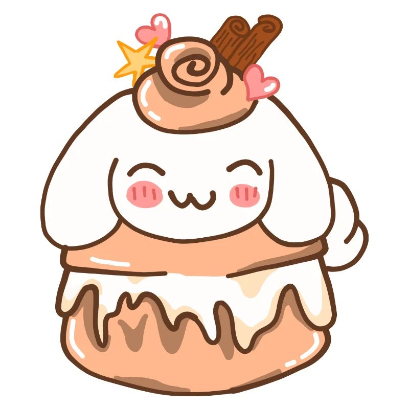 Kawaii Cinnamon Roll Bunny.