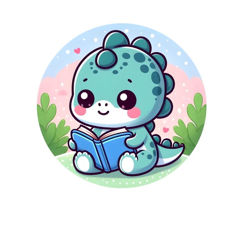 Reading dinosaur