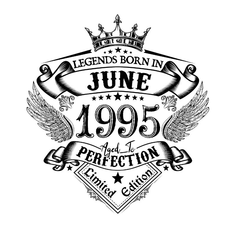 Geburtstag Juni 1995 Juni Jubiläum 1995