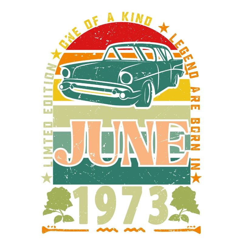 Juni 1973 Geburtstagsgeschenk. Juni 1973 Juni 1973