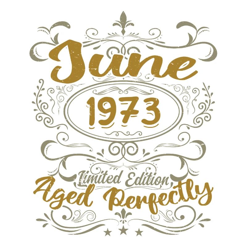 1973 Juni 1973 Geburtstagsgeschenk Juni 1973 Juni