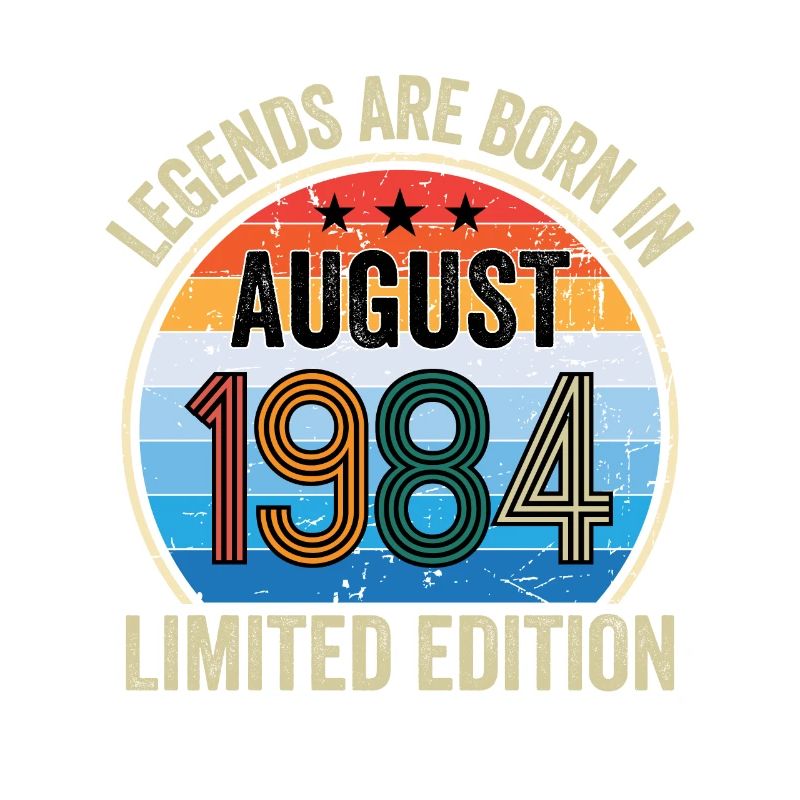 Legends Are Born In August 1984 Limited Edition
