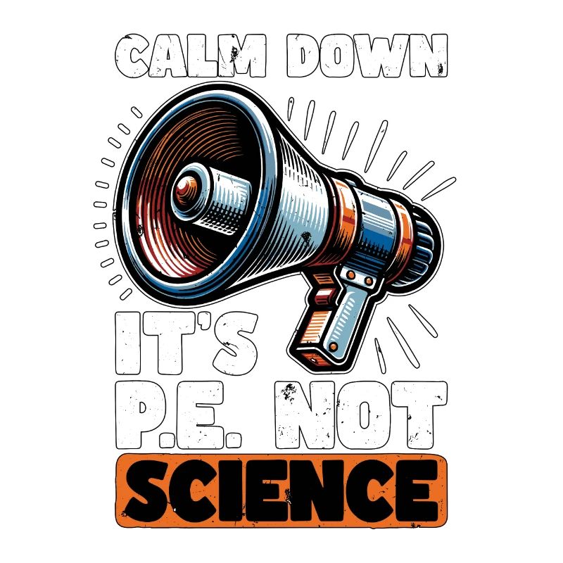 Instructeur d’éducation physique Calm Down C’est l’éducation physique