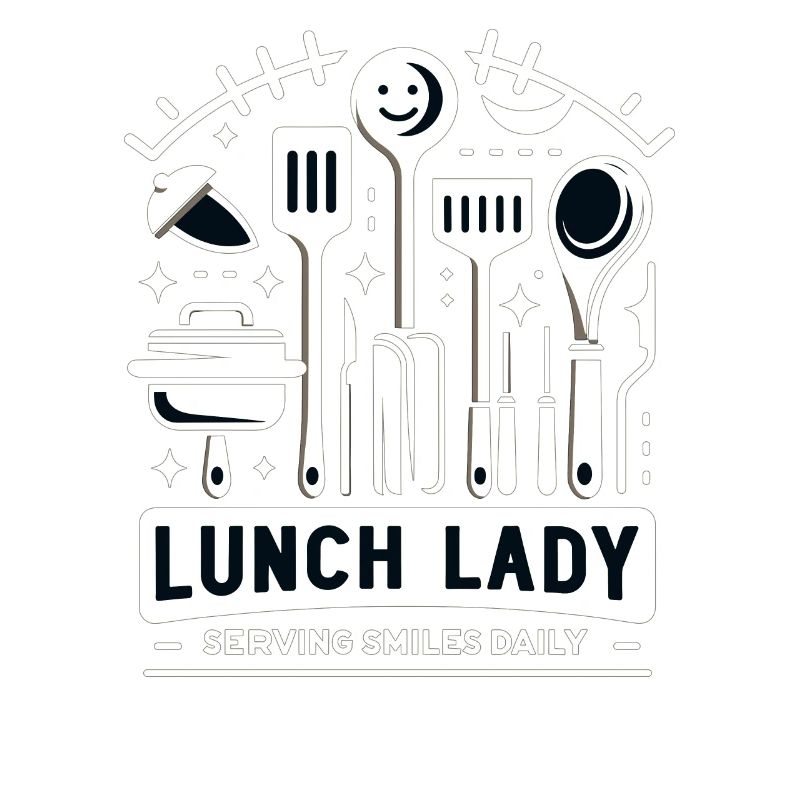 Lunch Lady Serviert täglich ein Lächeln