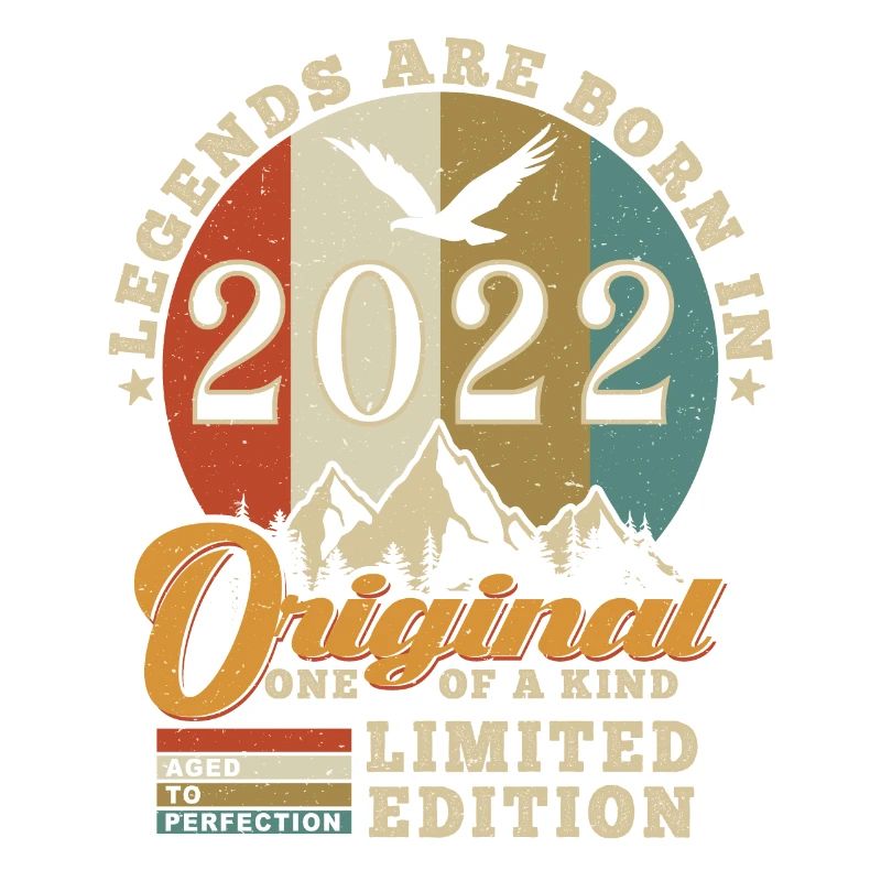 Original 2022 authentisches Geburtstagsgeschenk 2022