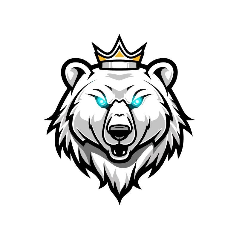 Polar Bear Head Polar Bear Crown
