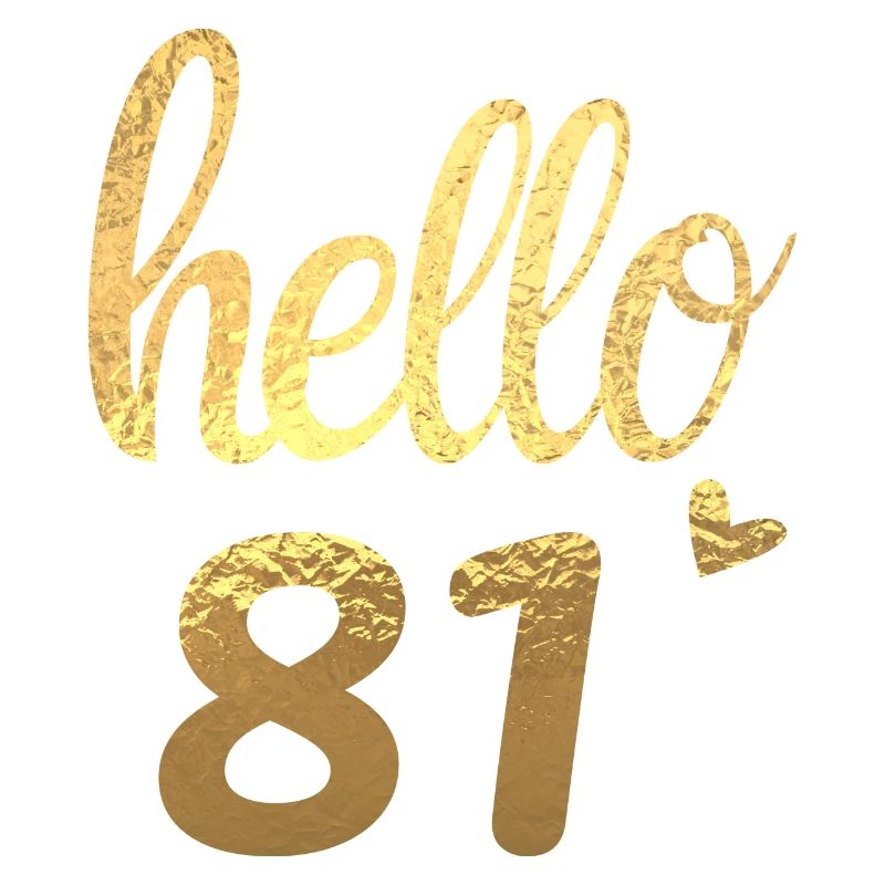 Hello 81 doré