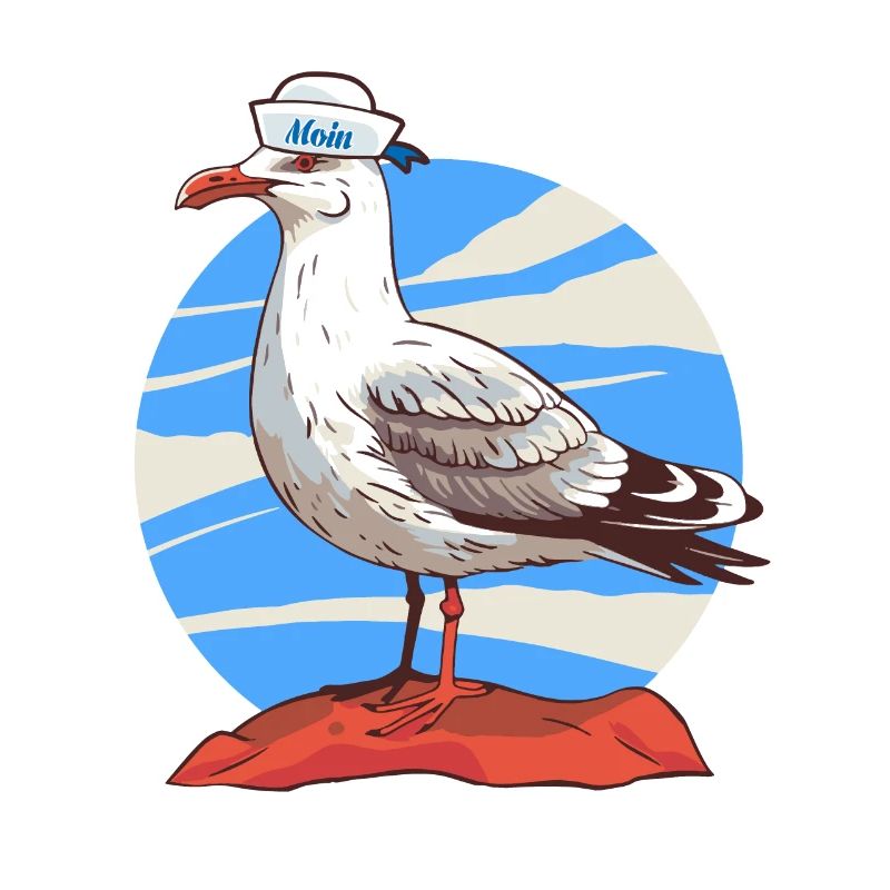 Möwe maritim Matrose