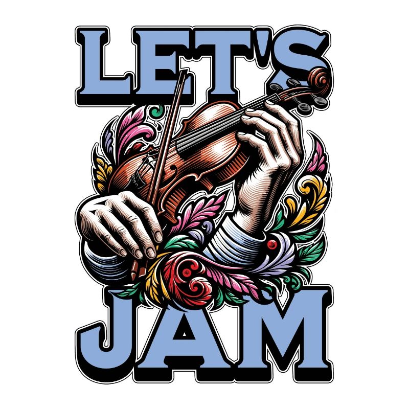 Fiddle Let's Jam String Instrument Fiddle Player