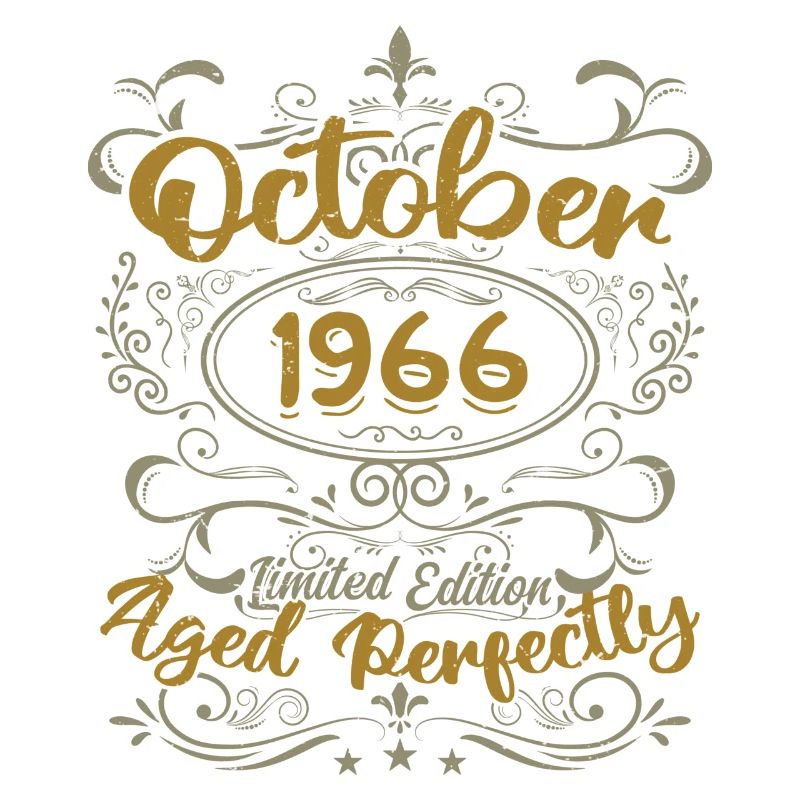 October 1966 Gift 1966 Birthday October 1966