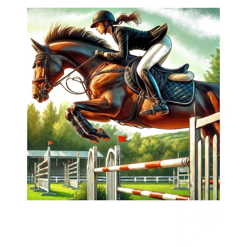 Cavalier de saut d’obstacles