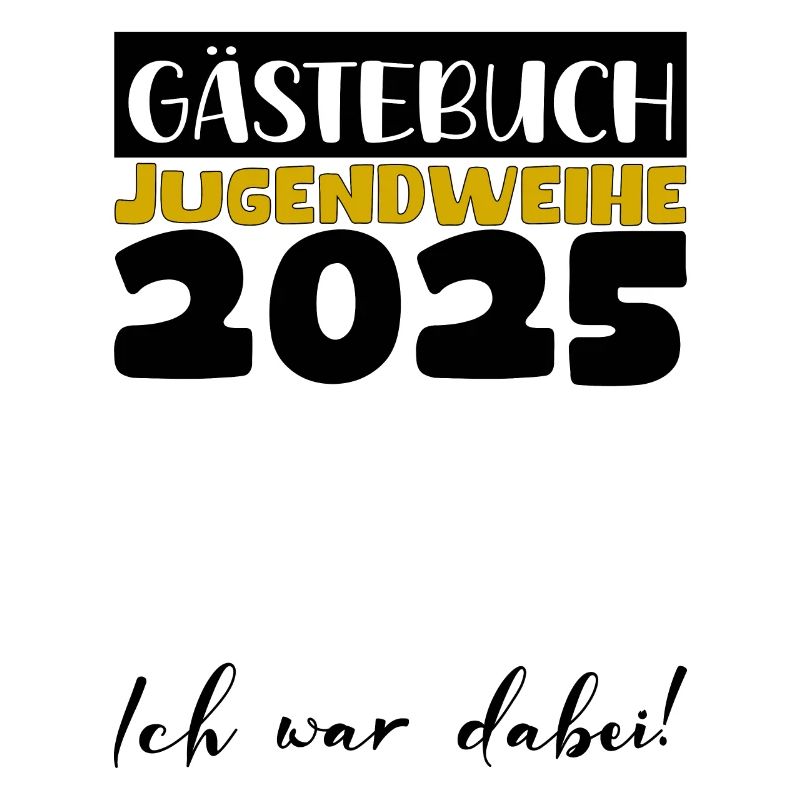 Jugendweihe 2025 Gästebuch Geschenk Mädchen Jungen