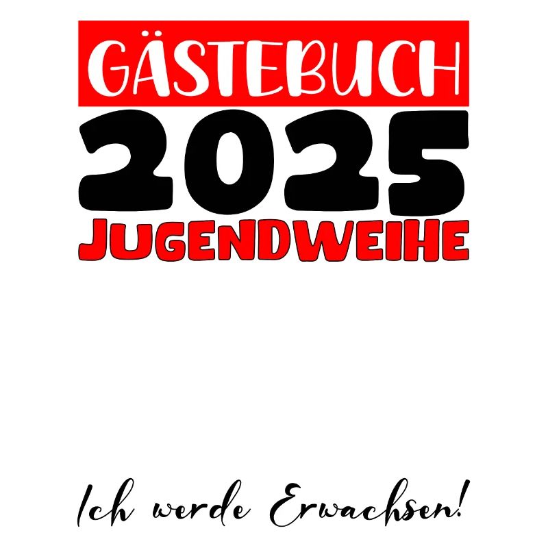 Jugendweihe 2025 Gästebuch Geschenk Mädchen Jungen