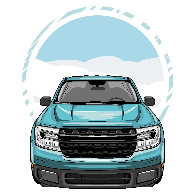 Pickup front view