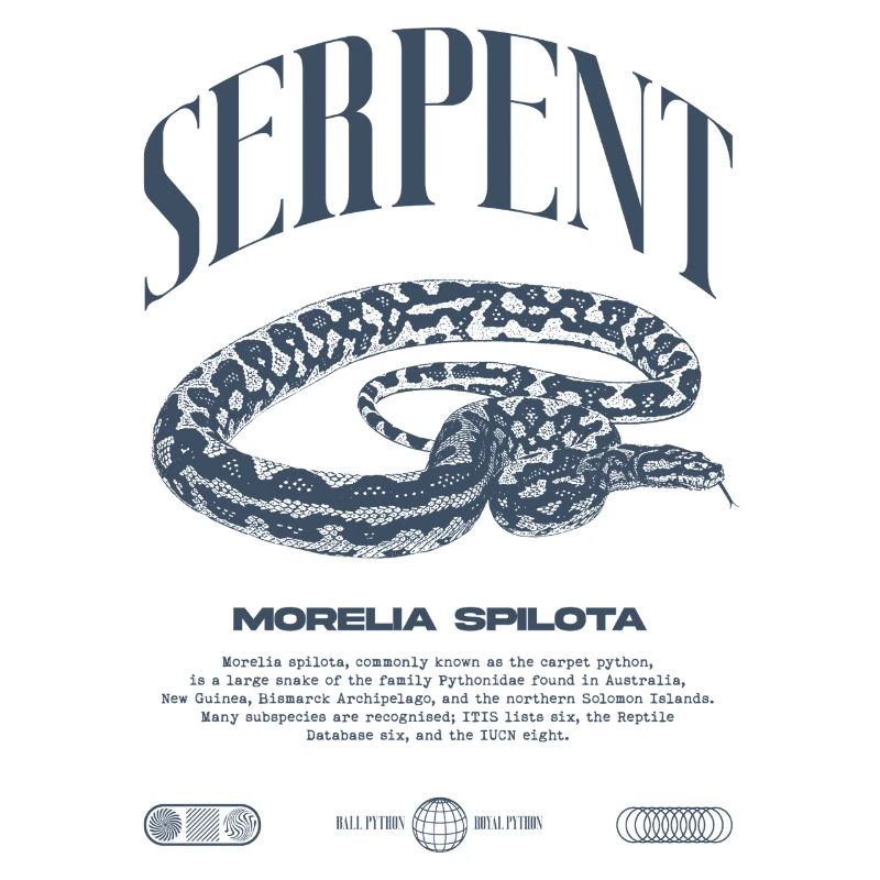 Teppich Python Moderne Reptile Keeper Streetwear