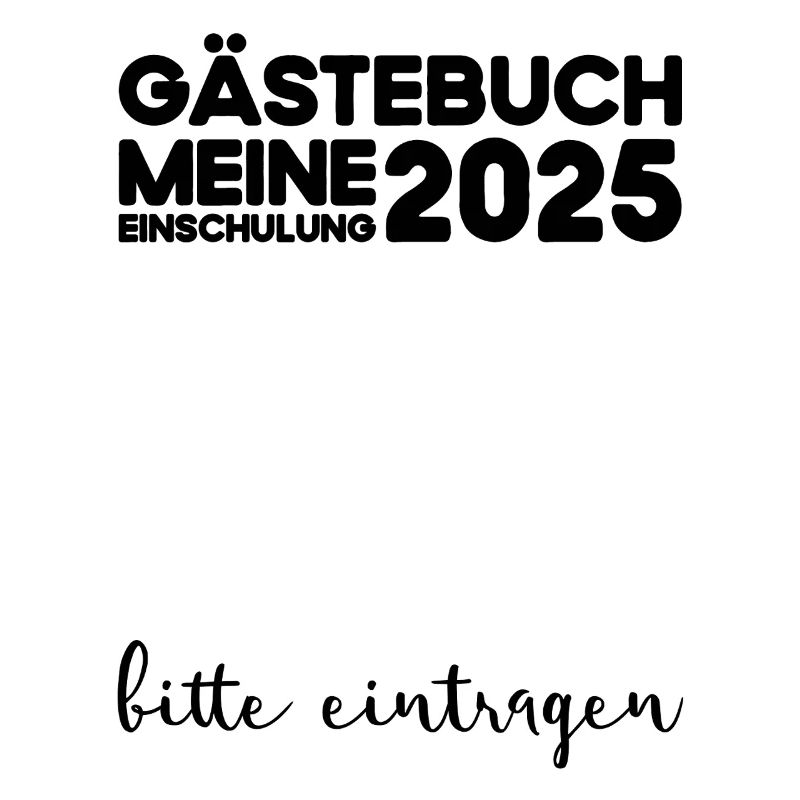 Gästebuch Einschulung 2025 Junge Mädchen Schulkind