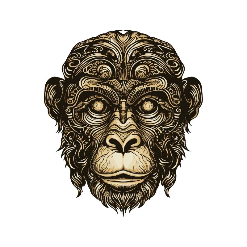 Monkey Portrait