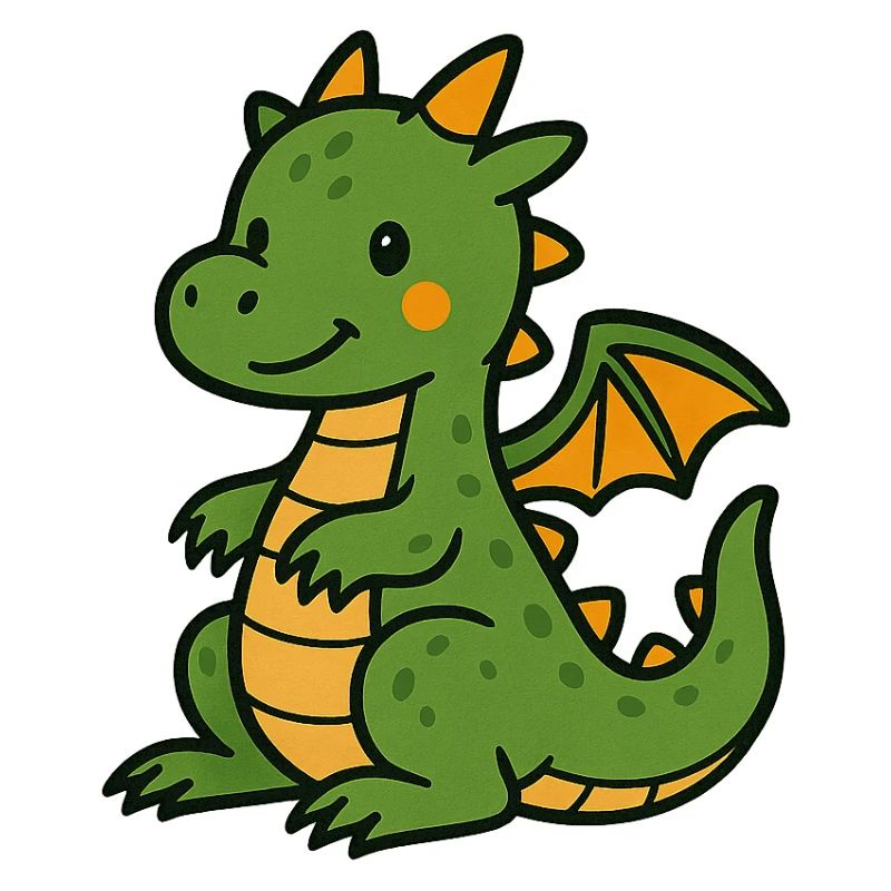 petit bébé dragon mignon