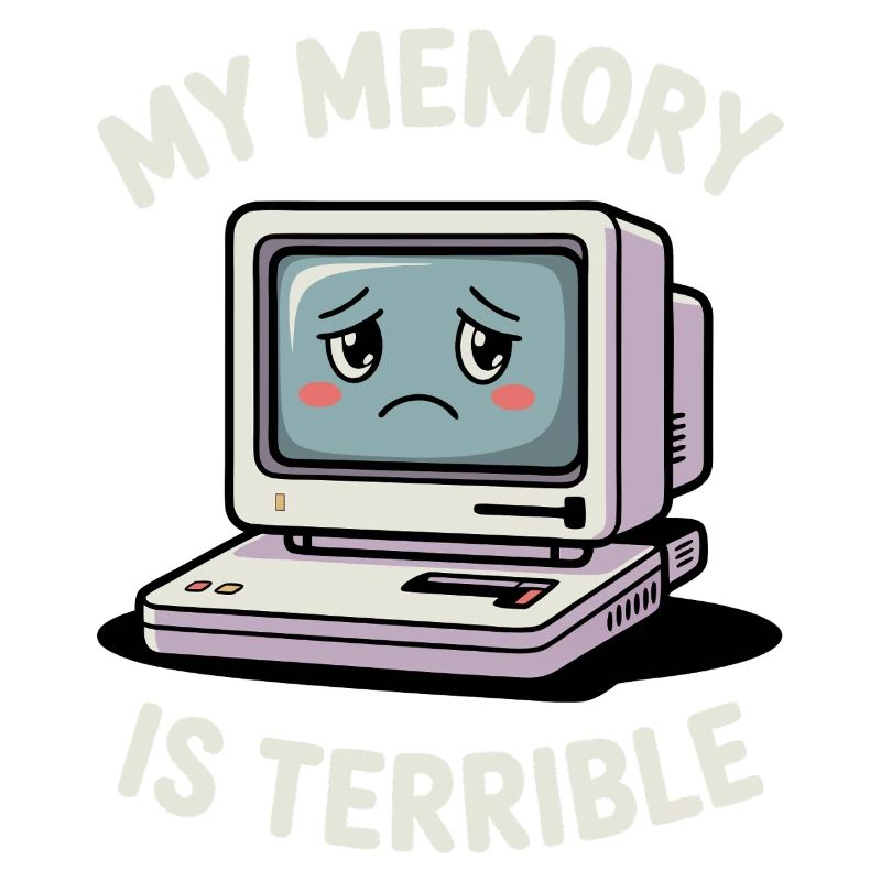 My Memory Is Terrible Funny Computer Funny Coding