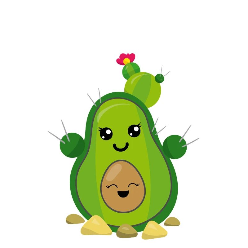 Avocado Cactus Avocactus Gift Cute Funny