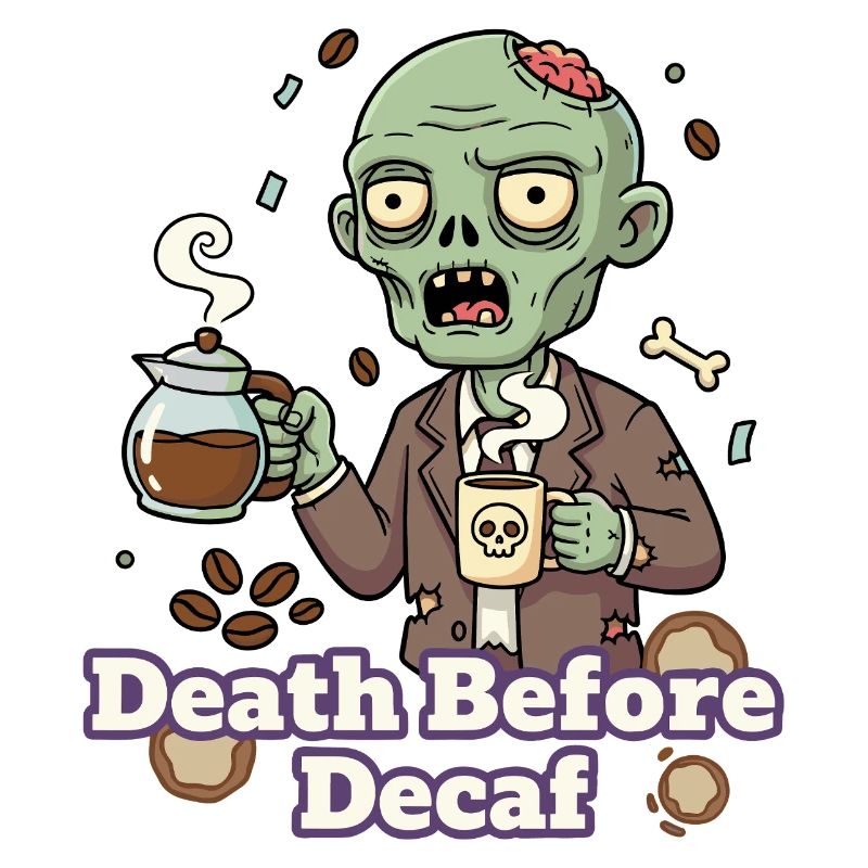 Zombie Coffee Death Before Decaf