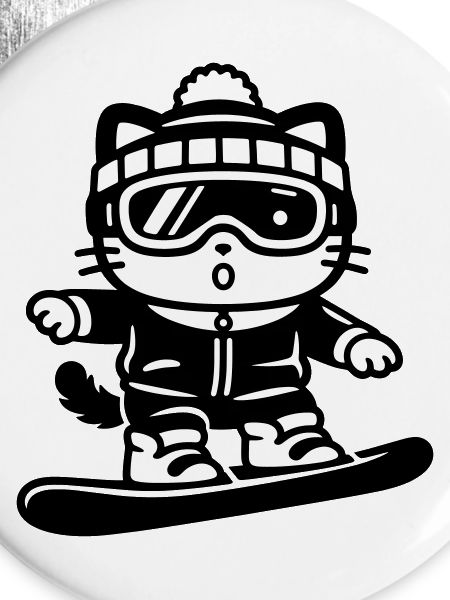 Snowboard Cat