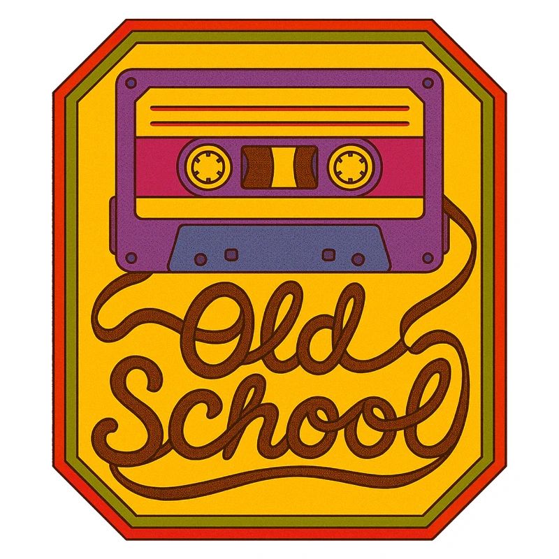 Old School Cassette Retro Patch