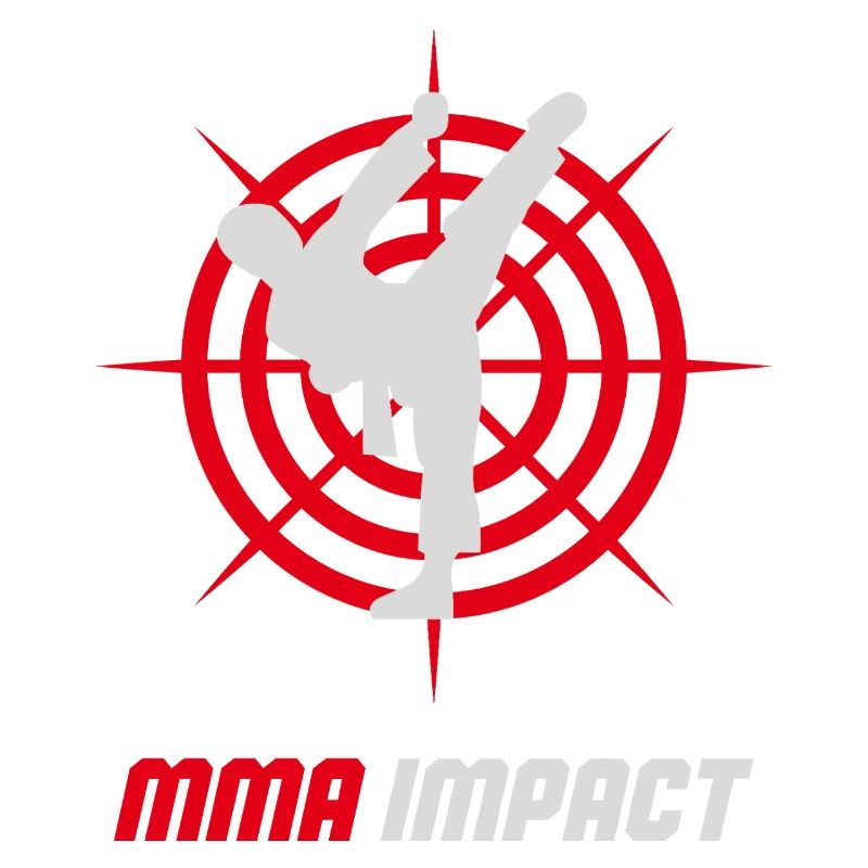 Emblème d’impact de combat MMA