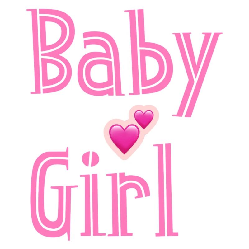 Conception de cœurs roses pour bébé fille