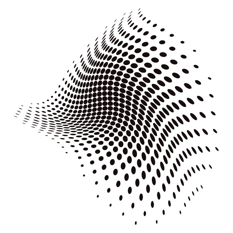 Cadeau de géométrie de formes d'illusion d'optique