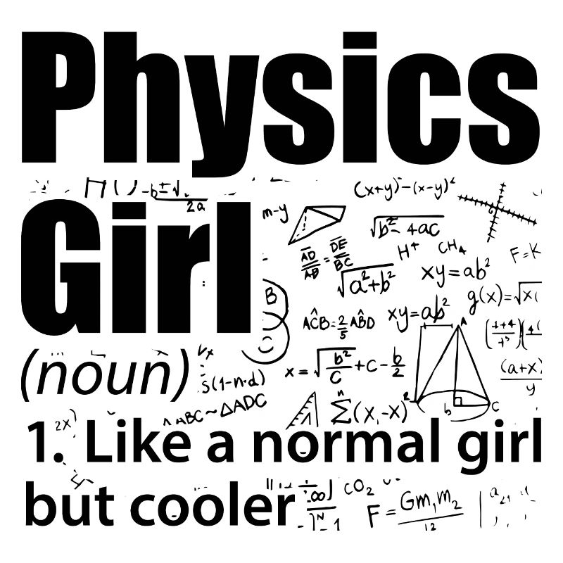 Physik Mädchen | Physiker Wissenschaft Geschenke