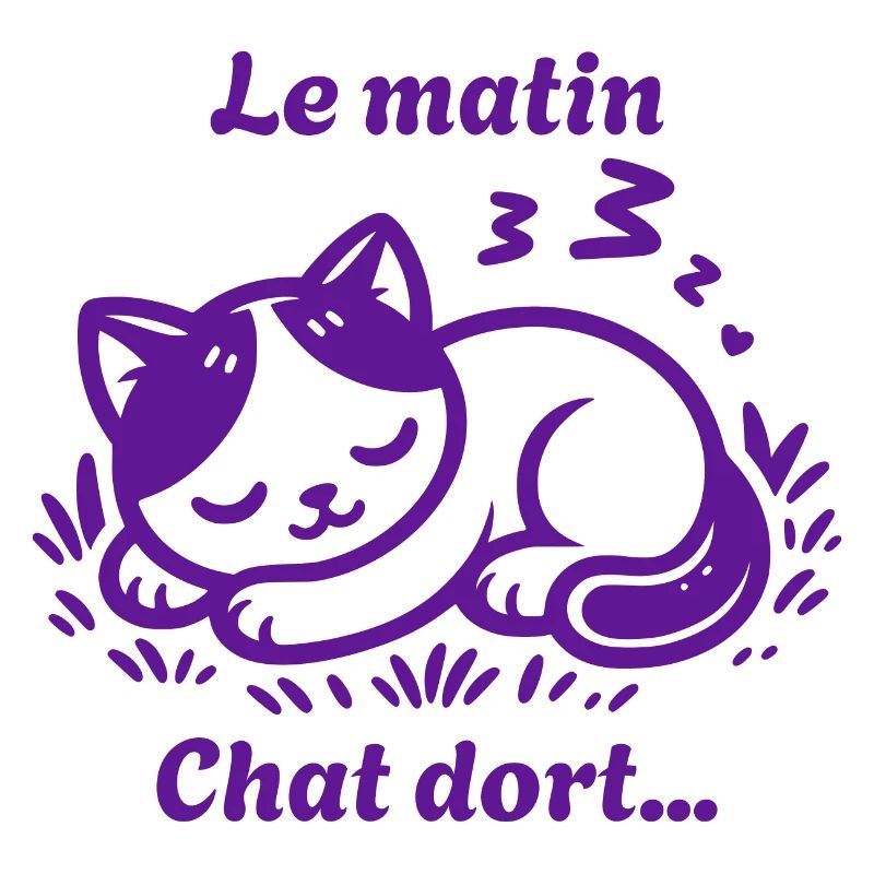 Chat Dort Chat Mignon Pas Du Matin
