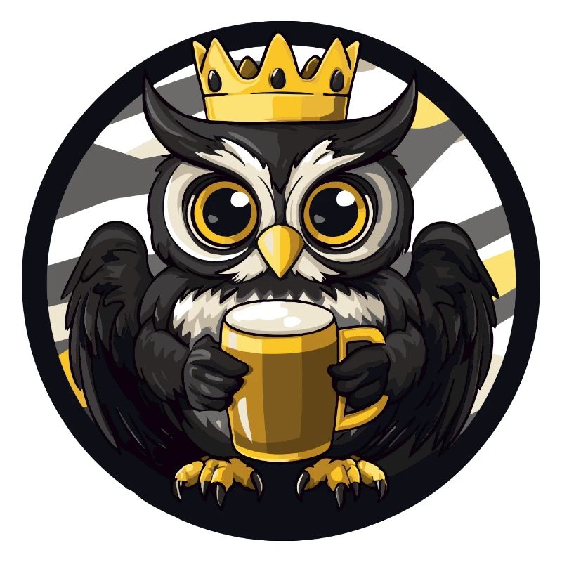 Eule Bier Comic