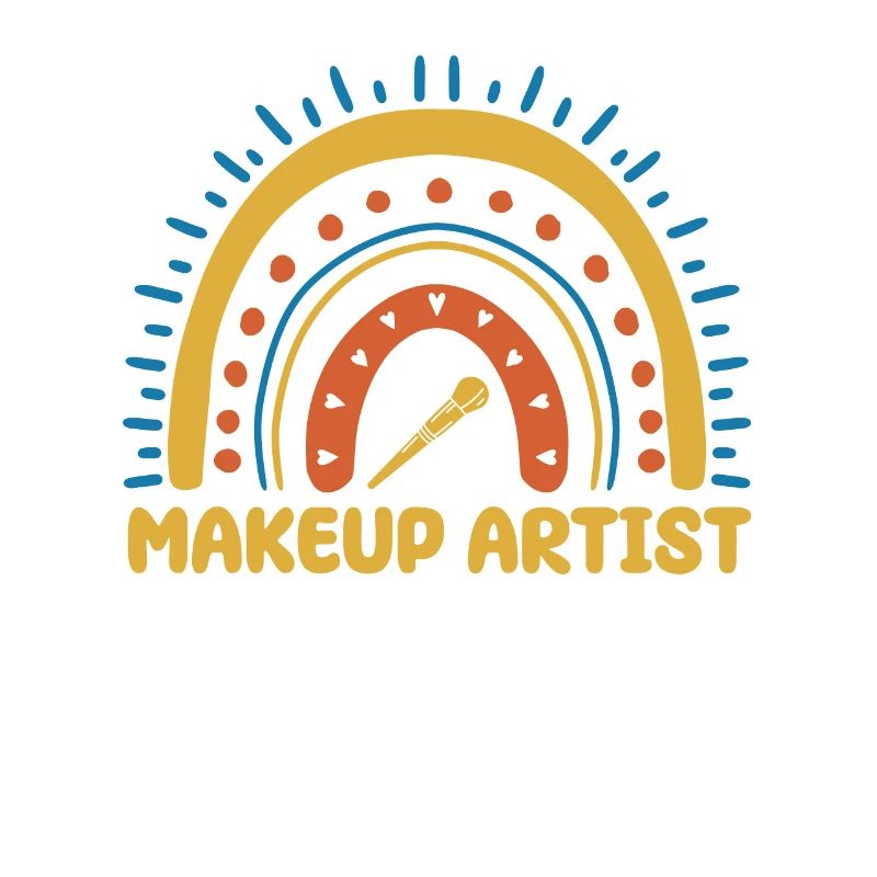 Maskenbildner Boho Regenbogen Make Up
