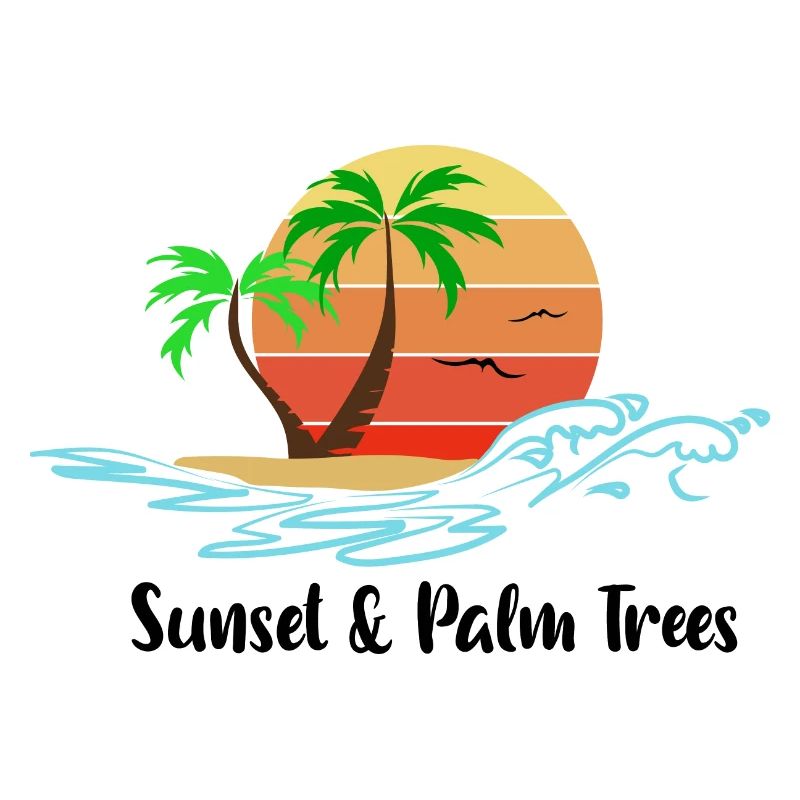 Sunset & Palm Trees