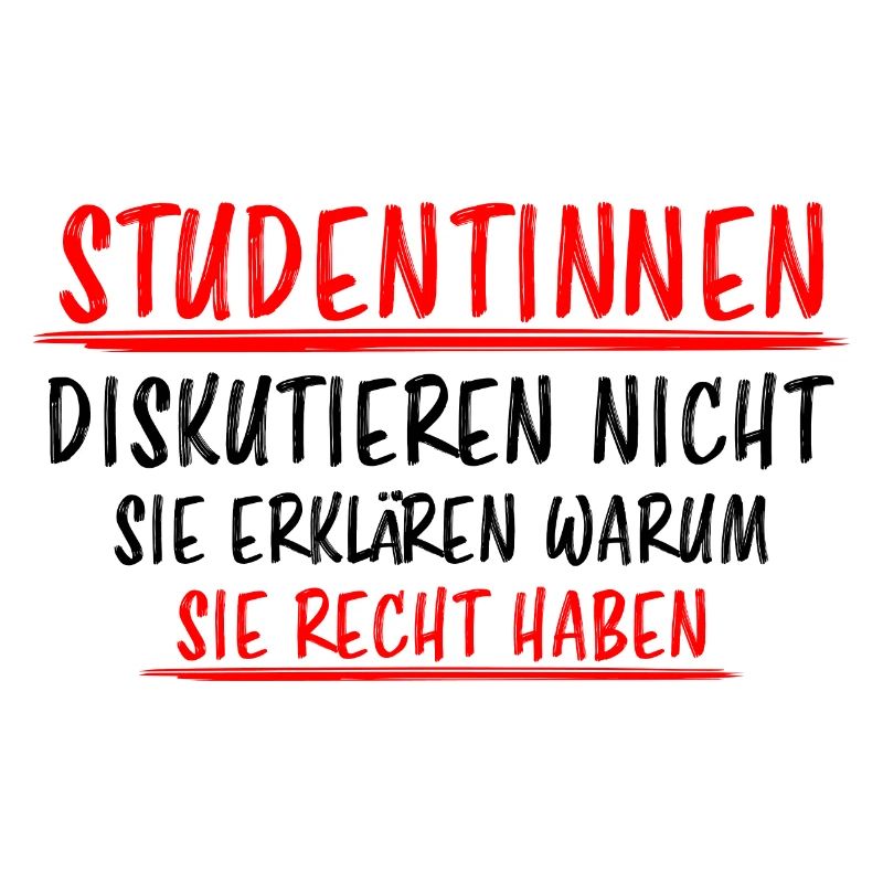 Studentin Lustiger Spruch Uni Universität Geschenk