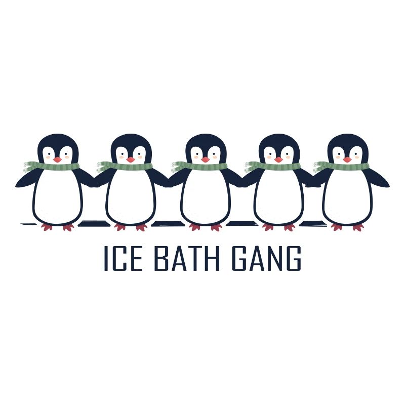 Baths Winter Baths Penguin Bathing