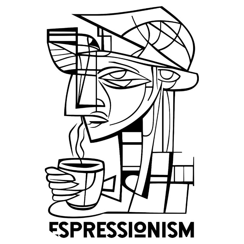 Espressionism - Espresso - Drinking Coffee