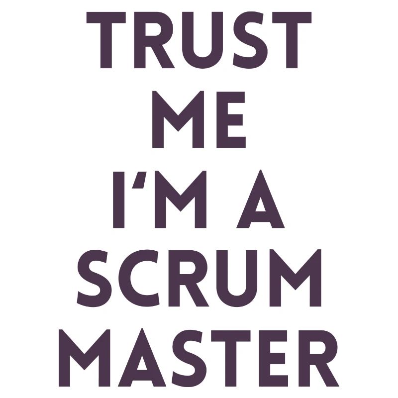 Trust me I'm a scrum master Geschenk Computer Code