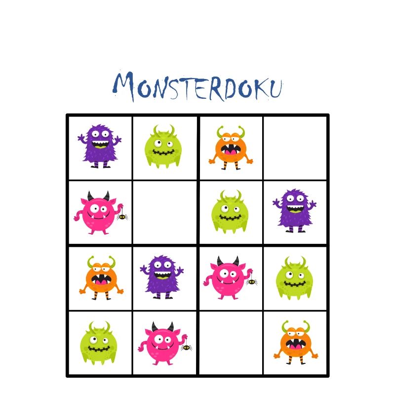 Monster Sudoku "Monster Documentary" (black)