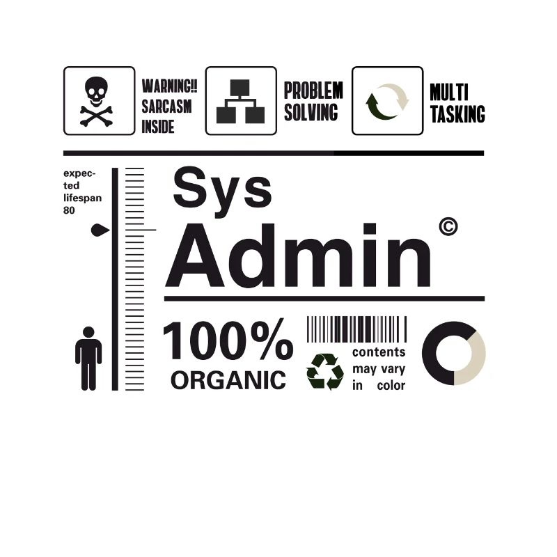 Sys Admin Pingouin Ordinateur Nerd pc Platine cpu ner