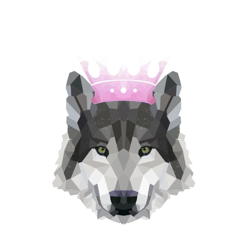 Couronne POLYGONE WOLF Husky Wolves Pack