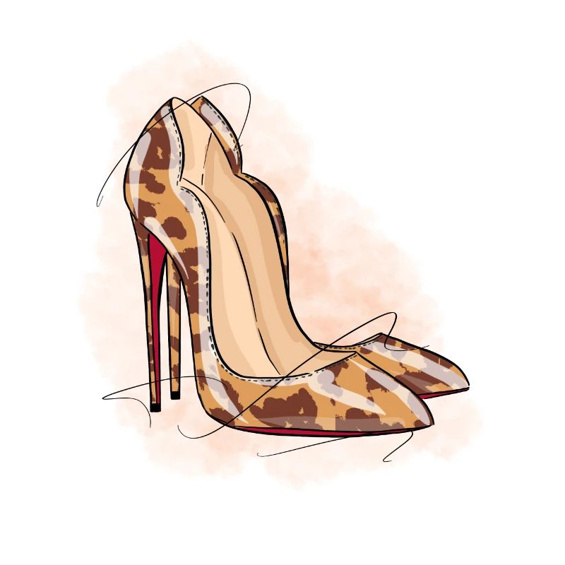 Talons hauts stylés en léopard