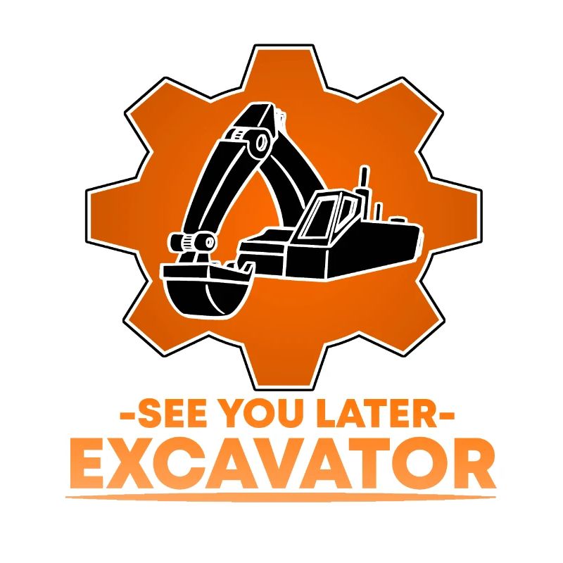 Baggerfahrer Bagger lustig Spruch Geschenk