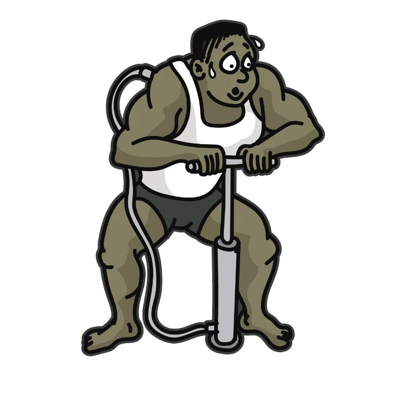 PUMP IT UP Air Pump Bodybuilder Anabolic Steroids