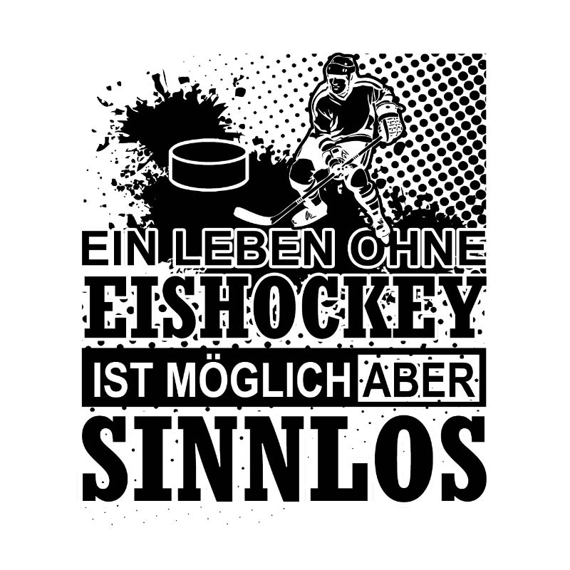 Ein Leben ohne Eishockey spruch geschenk