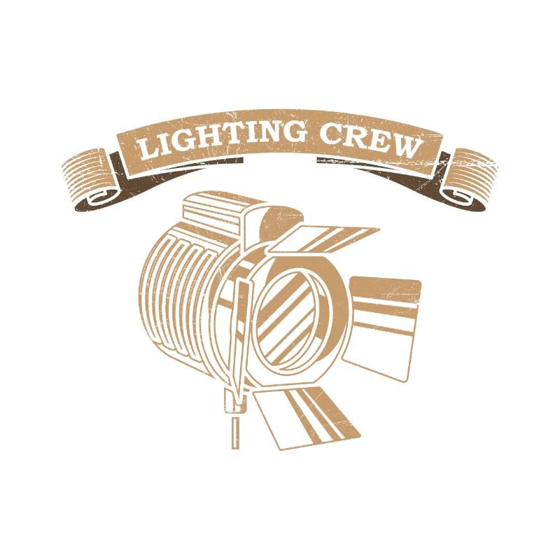 LIGHTING CREW Retro Licht Lichttechniker Geschenk
