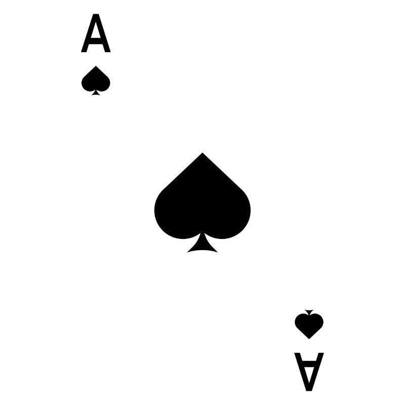 Jeu de cartes Carte à jouer Pik Ass Carnaval Carnaval